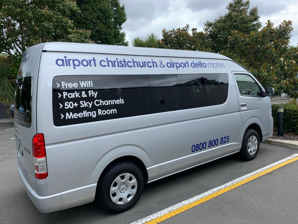 Airport Delta Motel Christchurch Bagian luar foto